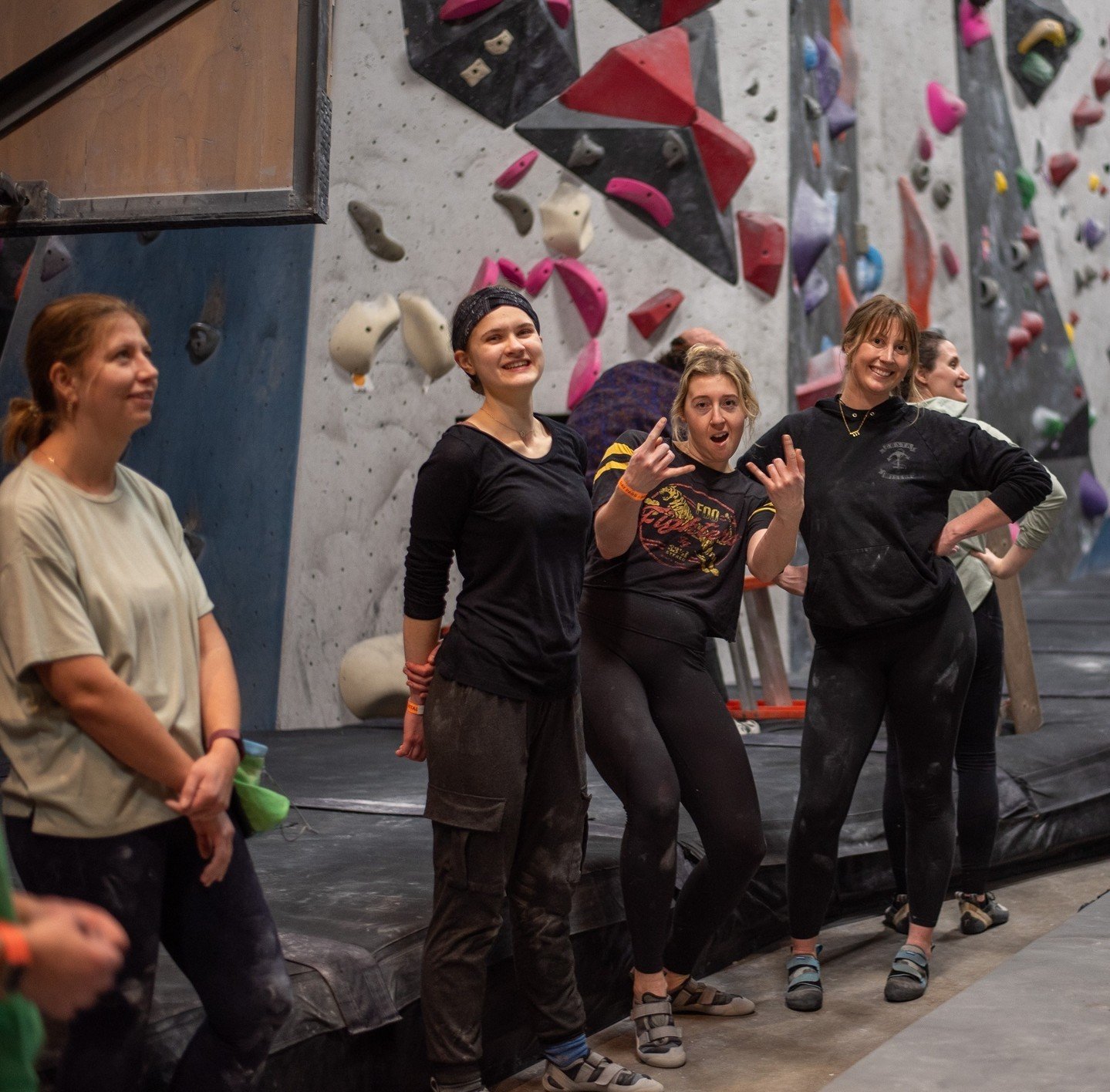 @letsshiftgears women's climb night is tomorrow from 6-8pm! This is the last of the SG climb nights until the fall, so make sure to come climb w some rad ladies tomorrow :)