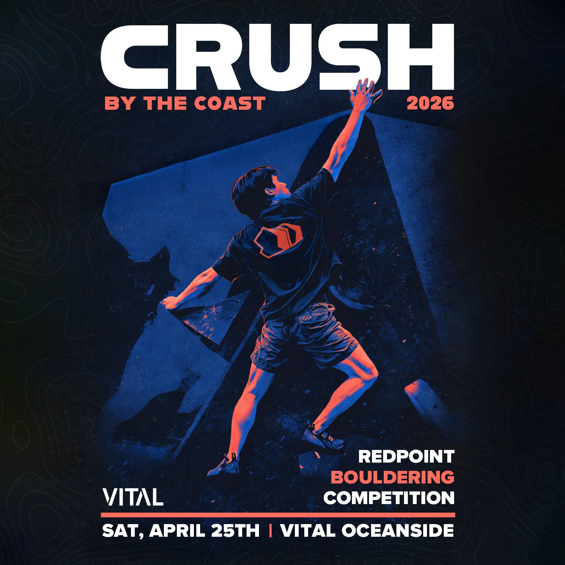 Crush by the Coast 2026 Redpoint Bouldering Comp