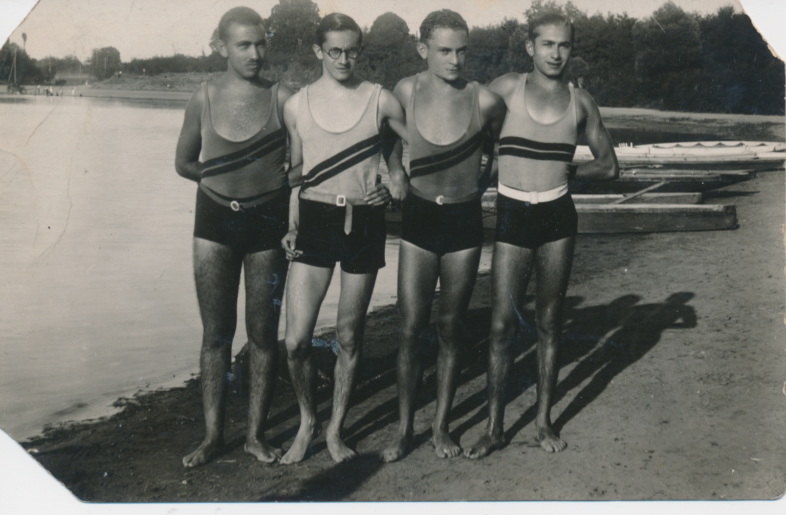 Miklos, my grandfather with friends