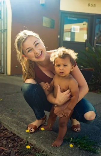 Baby Apollo and mom.