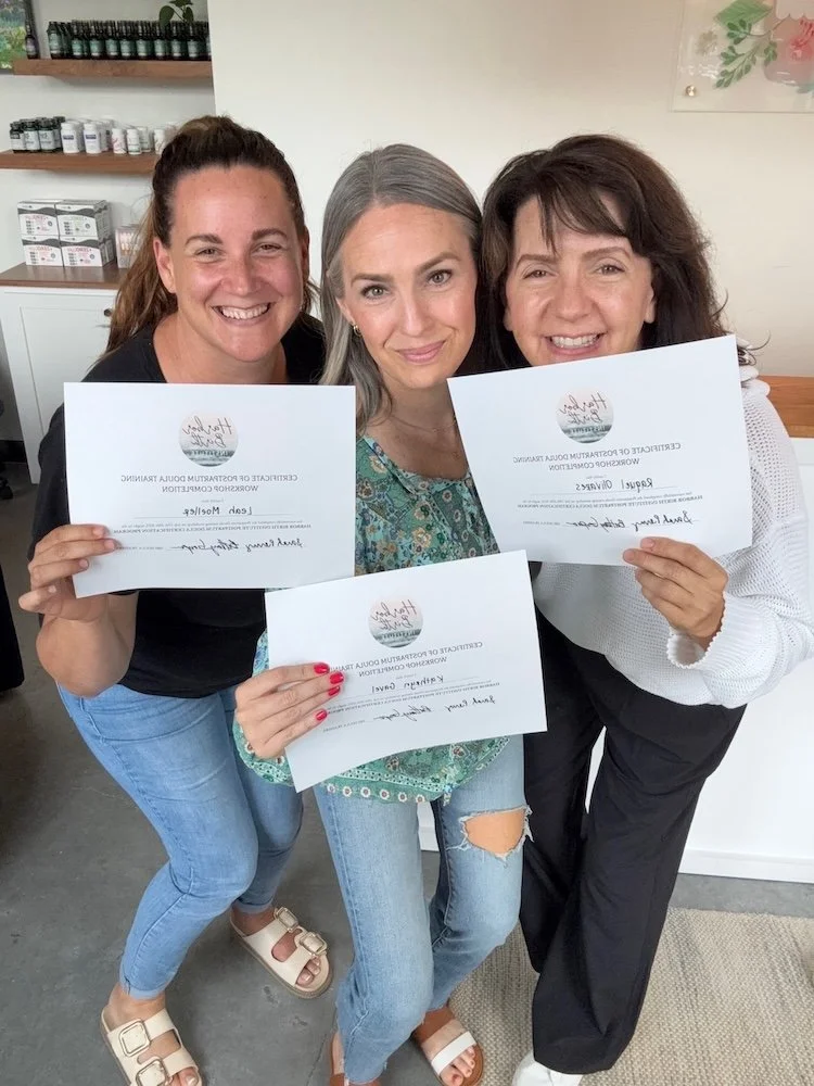 Postpartum doulas at workshop completion.jpeg