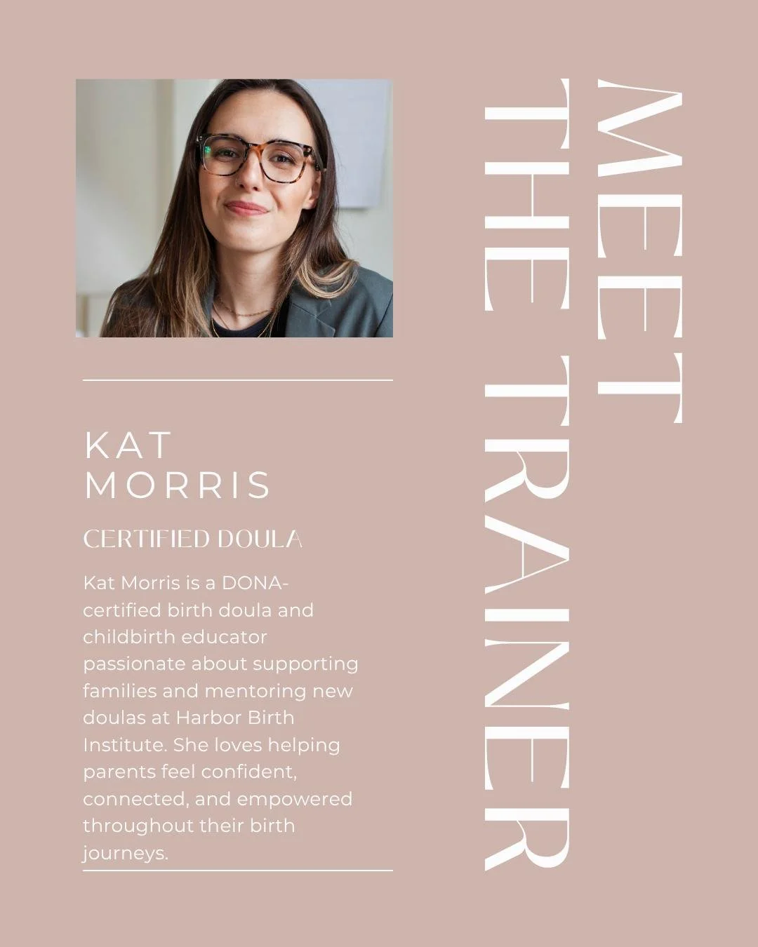 Guiding families with knowledge, heart, and confidence, Kat is here to support you in this new chapter as a birth doula .🤍

#harborbirthinstitute #becomeadoulatn #howtobecomeadoulatn #doulacertificationtn #doulacertification #certifieddoulatn #middl