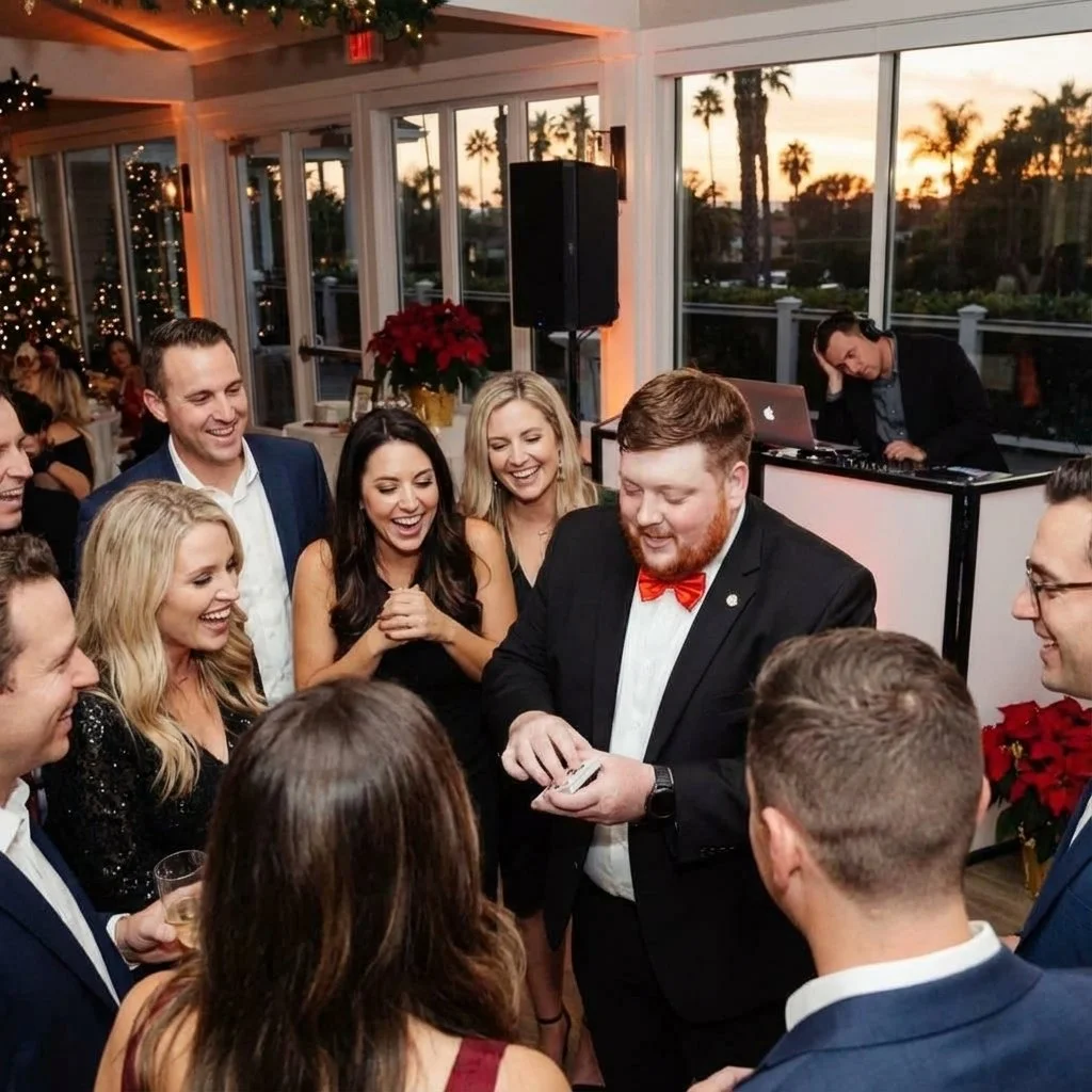 Why Corporate Holiday Parties in Orange County Need More Than a DJ: The Magic Solution