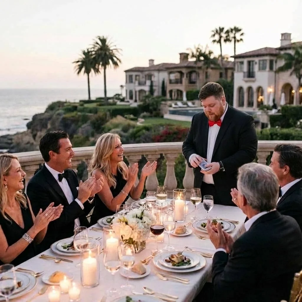 Why Orange County's Most Exclusive Dinner Parties Are Hiring Close-Up Magicians