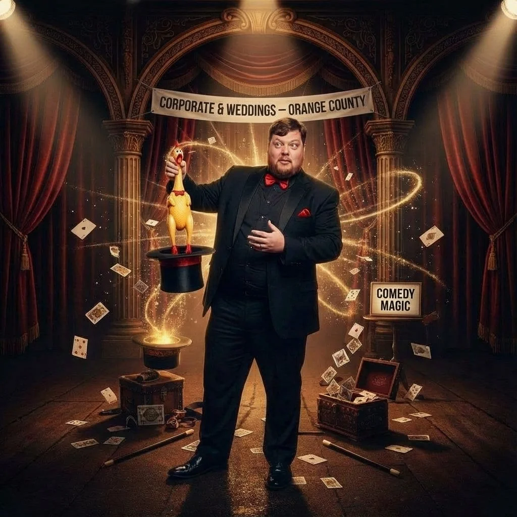 Why Orange County's Top Magicians Choose Comedy Magic for Corporate Events and Weddings