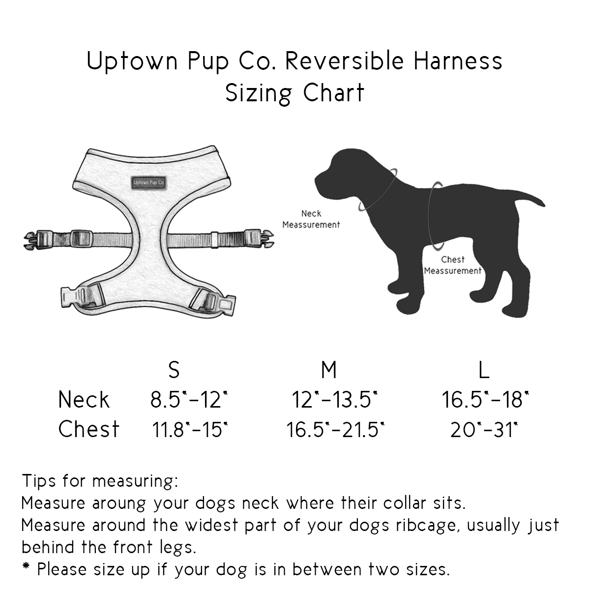 Dog Harness Size Chart By Breed