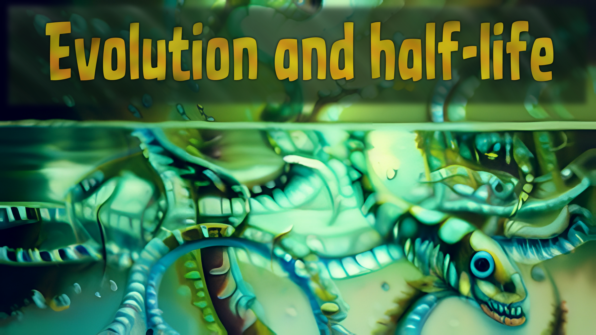 Evolution and half-life