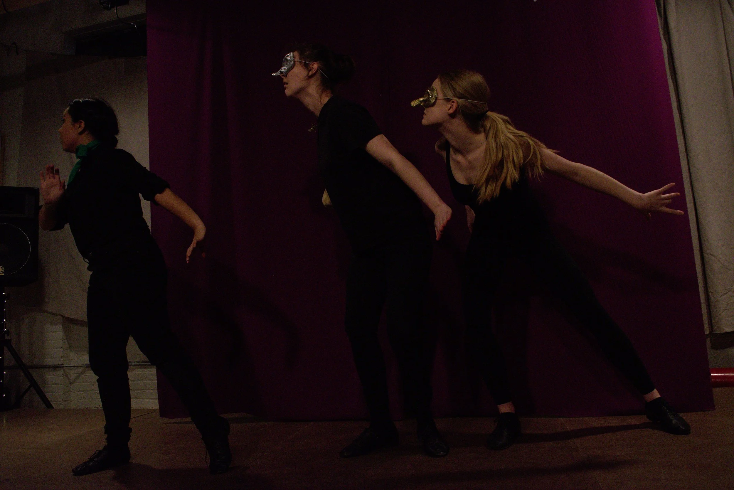 THE COMEDY OF ERRORS Actors (left to right) Marissa Ontiveros, Jana Miley, & Casey McSherry