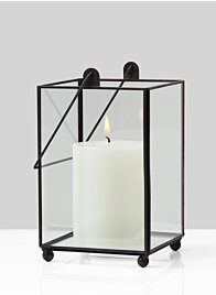 6" glass lantern (12)