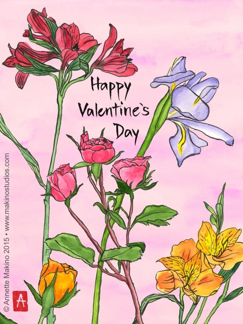 Valentine&rsquo;s Day is February 14th! In these turbulent times, it&rsquo;s an especially good time to let your special people know you love them.
⠀⠀⠀⠀⠀⠀⠀⠀⠀
These Valentine&rsquo;s cards are available in local stores and online at makinostudios.com.