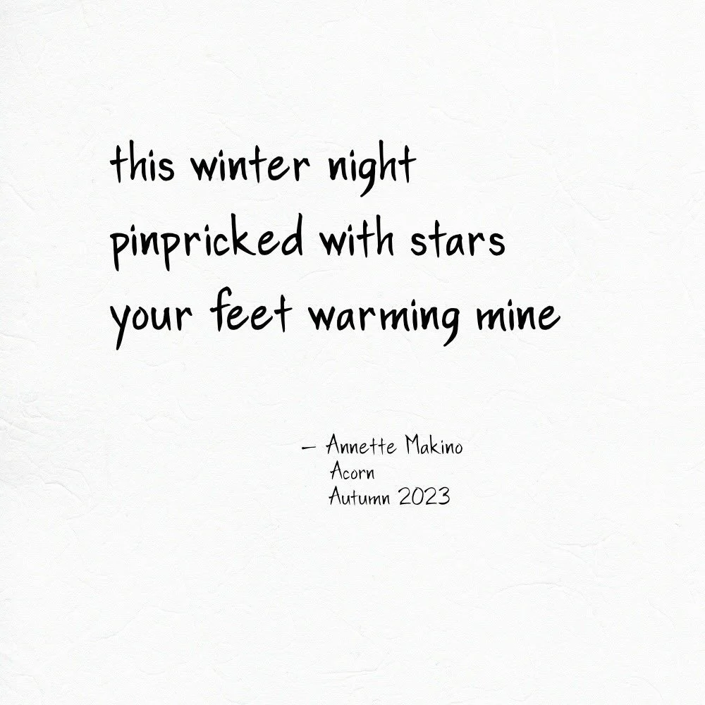 In celebration of the 34th Valentine&rsquo;s Day with my husband, a poem about an old married couple (OMC). Thanks to @acornhaiku for publishing this one. Happy Valentine&rsquo;s day, everyone!
⠀⠀⠀⠀⠀⠀⠀⠀⠀
#valentinesday #haiku #oldmarriedcouple #marri