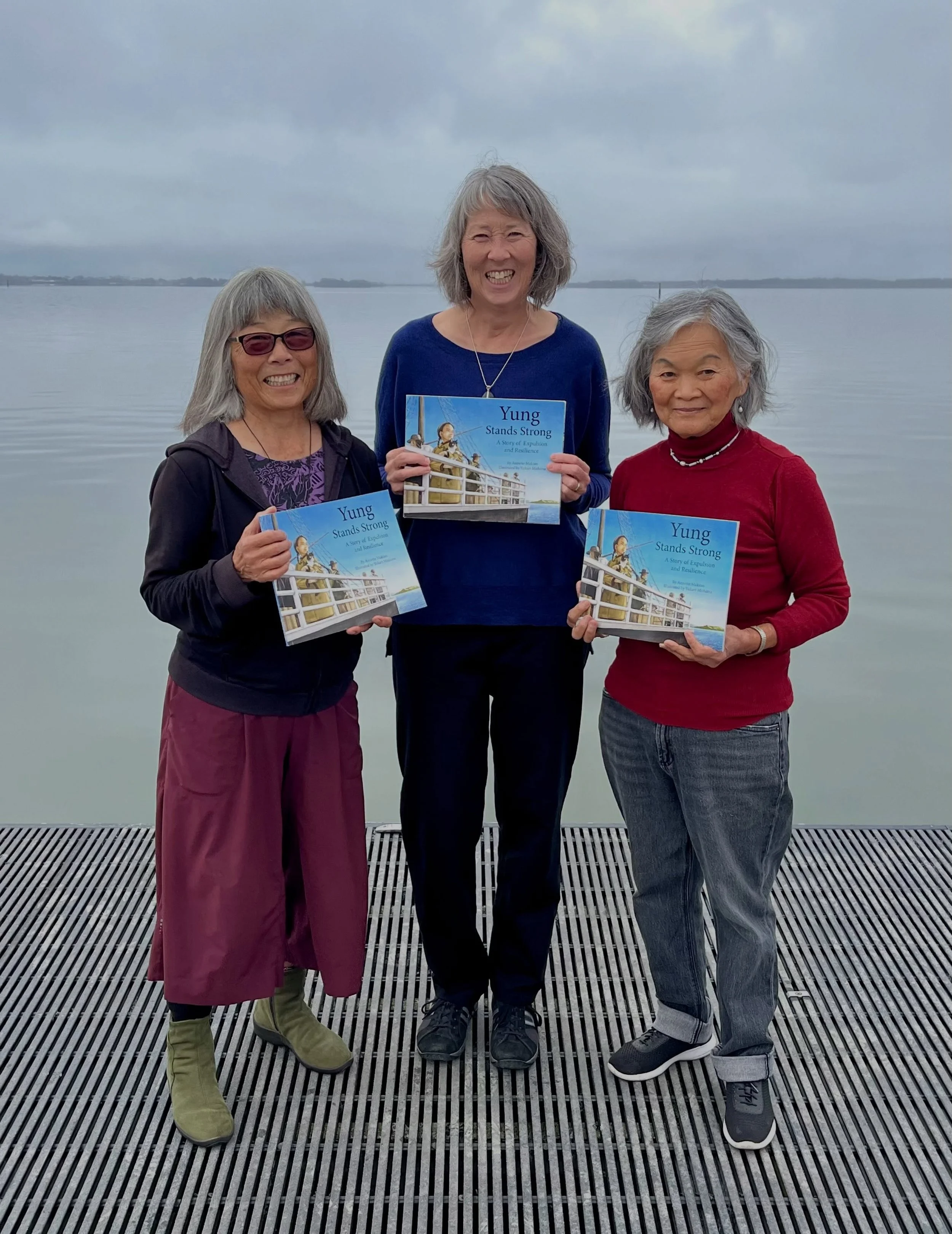 Amy Uyeki, Sue Lee Mossman, and I will appear on Wendy Butler&lsquo;s Art Attitude radio show on Humboldt Hot Air tomorrow, Sunday, September 27 from 10 to 11 AM. Amy and Sue have been instrumental in launching the Eureka Chinatown project monument, 
