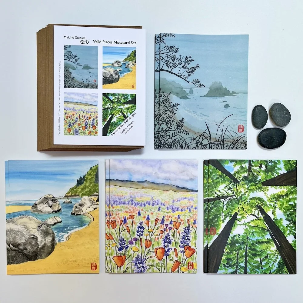 wild places notecard set - Northern California scenes (815)