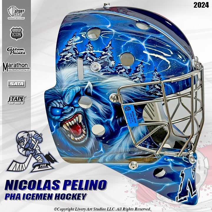 #airbrush #paintedhelmets #goaliemaskart #custompaint #goaliemask #artist #goaliemaskdesign #goaliemaskpaint #airbrushhelmet #goalies  #liveryartstudios  #goaltender #goaliemaskart  #goaliemasks #gulfportmississippi #biloximississippi #mississippigul