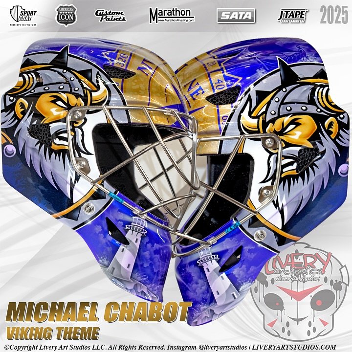 #airbrush #paintedhelmets #goaliemaskart #custompaint #goaliemask #artist #goaliemaskdesign #goaliemaskpaint #airbrushhelmet #goalies #liveryartstudios #goaltender #goaliemaskart #goaliemasks @marathonspraybooths @satausainc @jtape_official @dynab