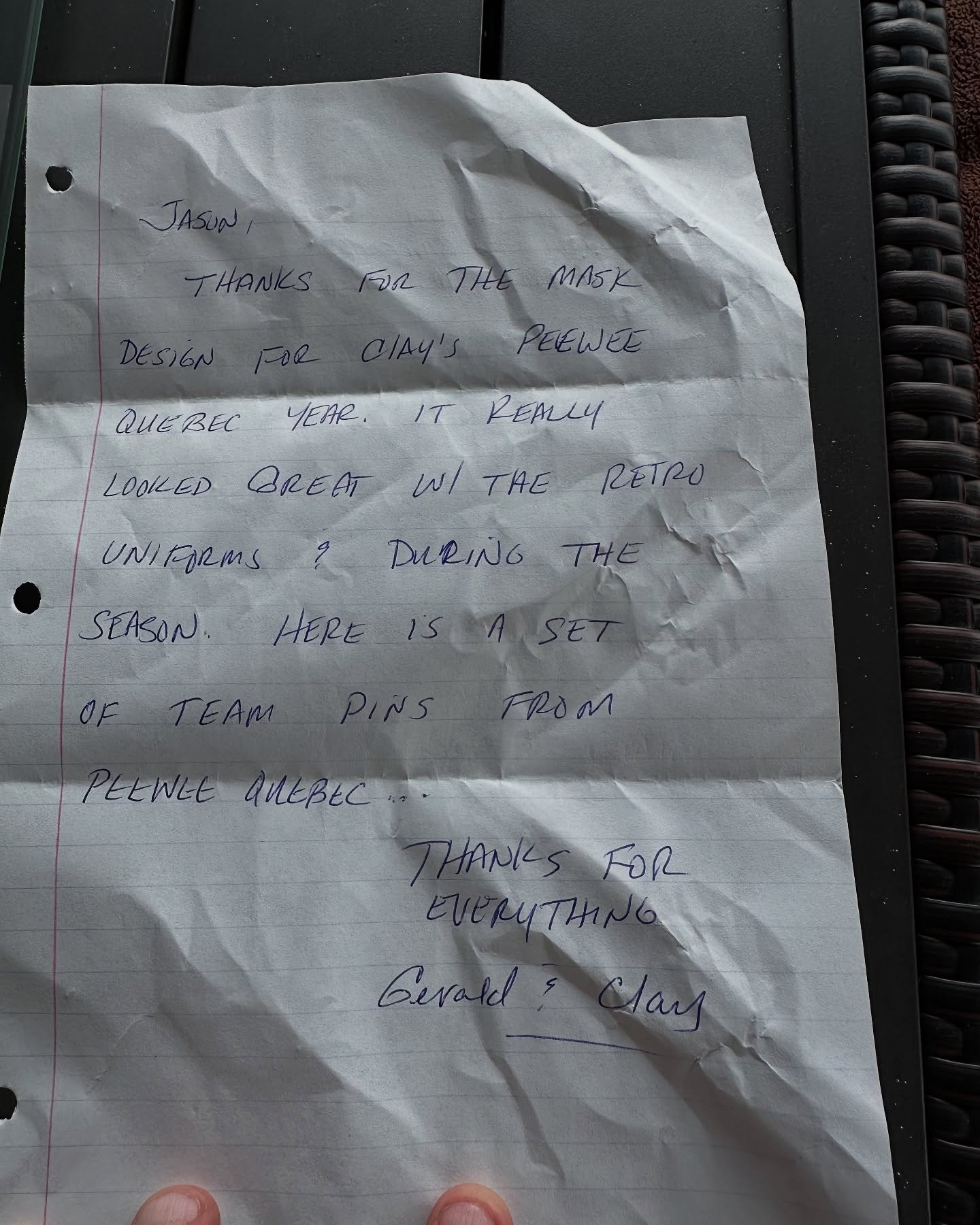 Things like this make what I do so gratifying. Thank you Clay and Gerald. ππΌππΌππΌ