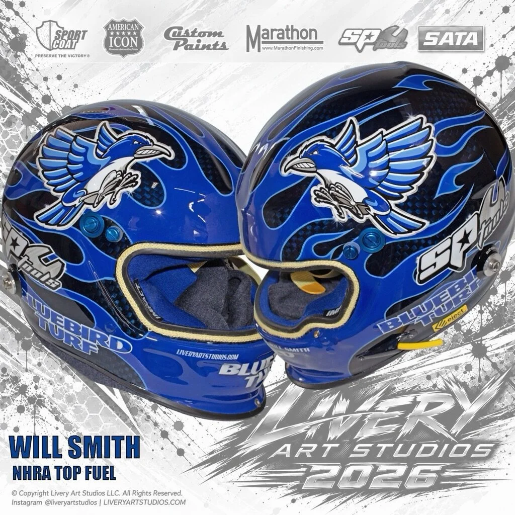 Will Smith | NHRA #race #nhra #helmets #paint #art