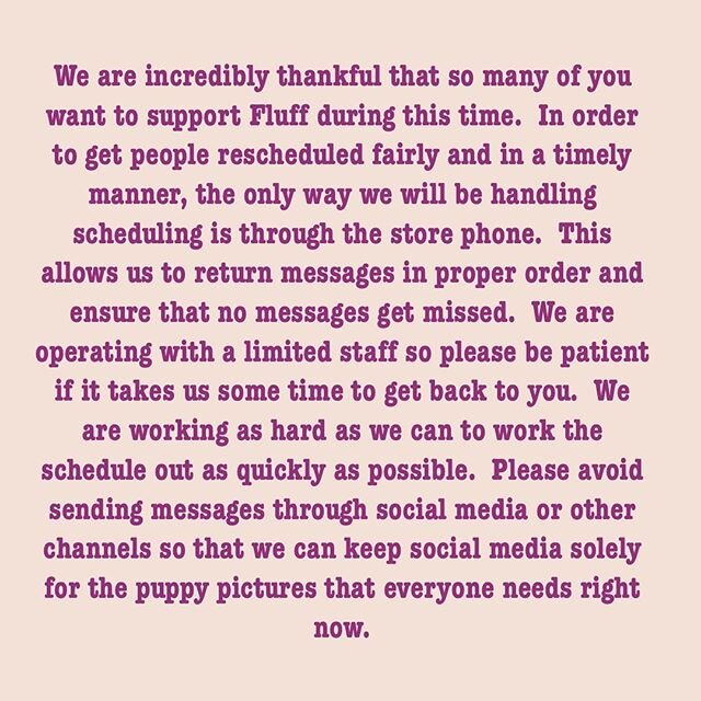 Please be patient with us.  We are doing our best.
