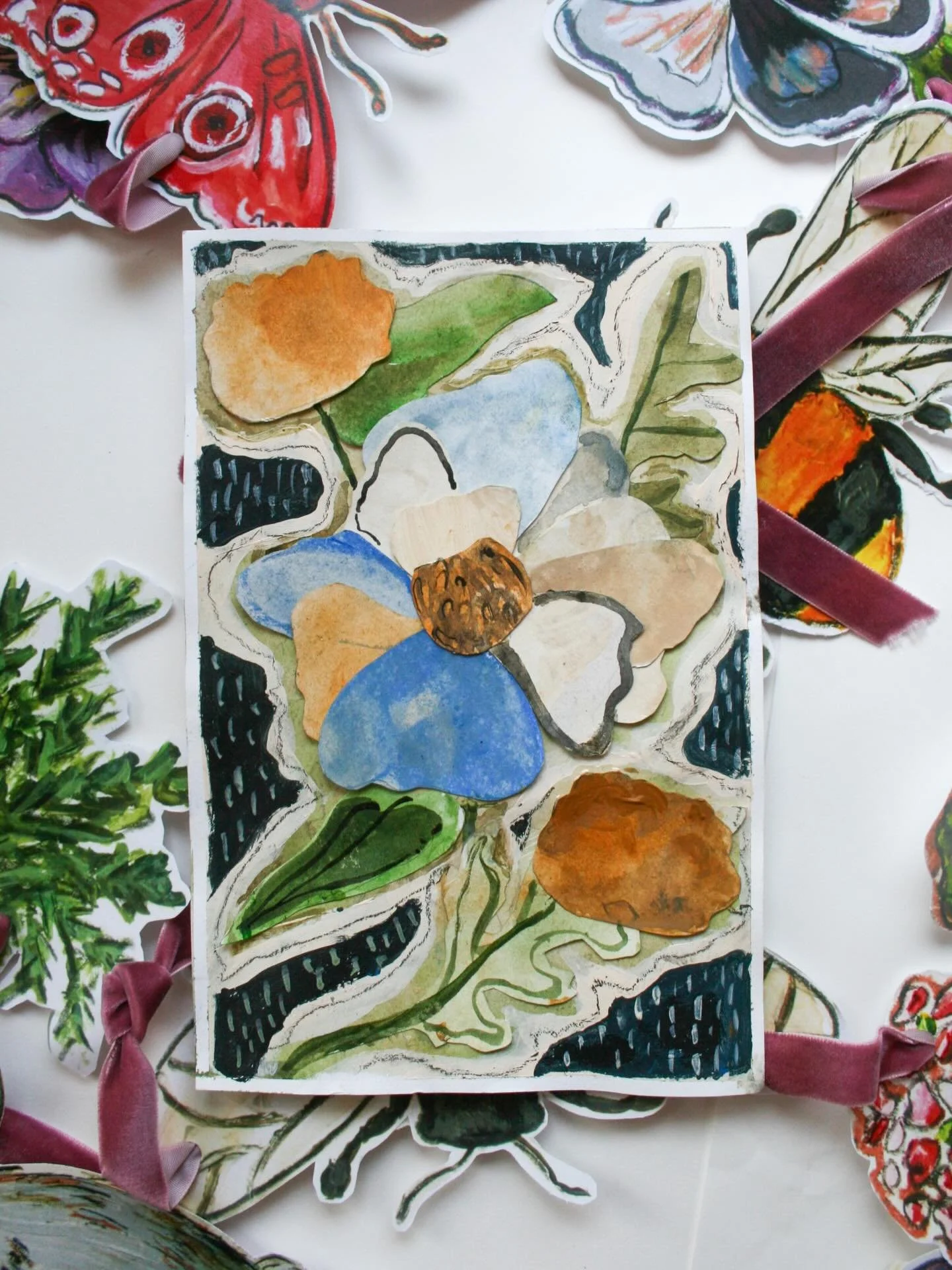 There&rsquo;s something about collage work that makes my heart swoon!📜🖌️✂️🖍️

I created this piece last fall and you all LOVED it! I didn&rsquo;t quite have a place for it, but think it fits perfectly with this Spring&rsquo;s Collection release. ?