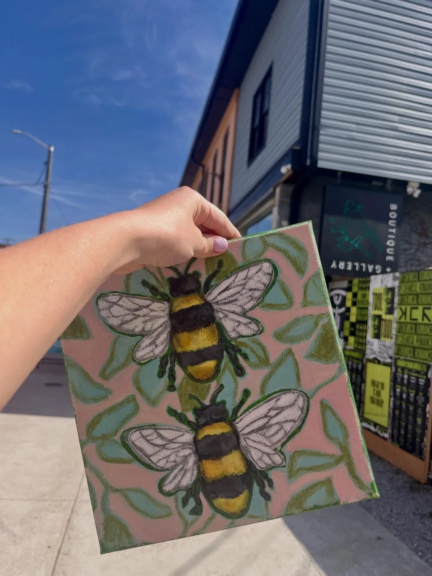 Picked up and dropped off a few pretty things to @revelrygallery today 🖼️ (some pictured and some not!)

Pieces can be purchased in person at Revelry or online (link in bio!)🔗