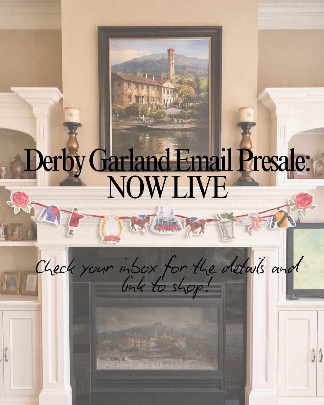 🏇🏽🏇🏽🏇🏽And they&rsquo;re off&hellip;!

Derby Garland presale happening now!⏰🎉

Check your inbox now!📥 

🔗Link in bio to join!

#kentuckyderby #derbyparty #kentuckyderbyparty #churchilldowns