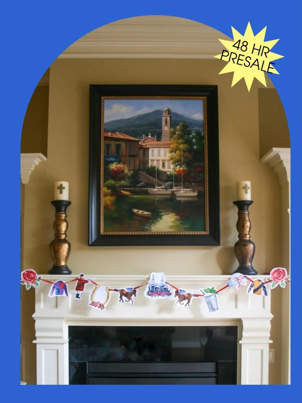 Y&rsquo;all have been amazing! Had to go and pick up more prints today 🙏🙌📧

The 48 hr presale is almost over! Shop the remaining garland pieces before they&rsquo;re gone!🐴🌹👒🎉

Link in bio to join!🔗