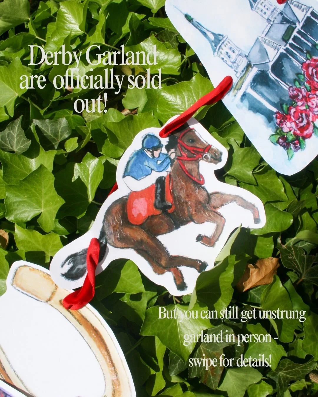 Garland are officially sold out on the website!🏇🏽

A few more are still available in person at @aster.vintageco 🎉❤️

All Garland are officially in the mail or I have contacted you about front porch pick up!🗓️

So excited that so many of these hav