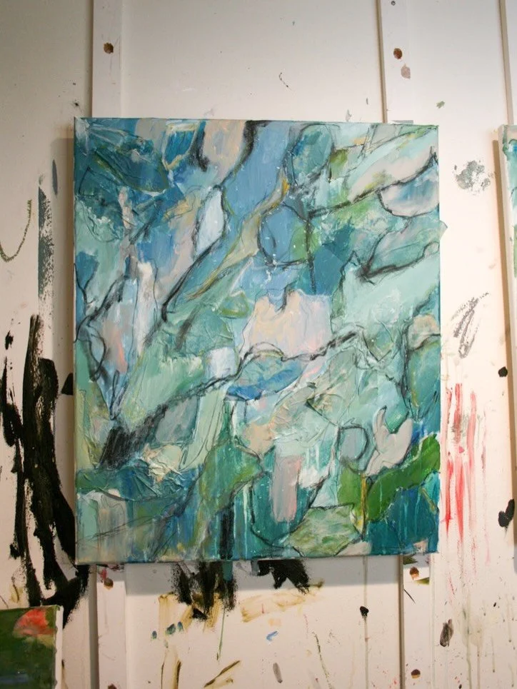 Give me all the blues and greens + textured pieces + defined lines. 🩵💚🤍 swipe for close ups 👉🤩

20x24&rsquo; DM for details