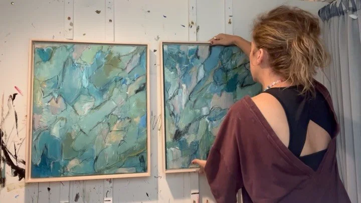 🖼️ I need your votes! I have two spare frames and I am headed to the framer today! I genuinely would love to know which pair you think I  should I get framed?!

Vote below 🗳️

PS: these are available, check out my &ldquo;Shop Current Works&rdquo; p