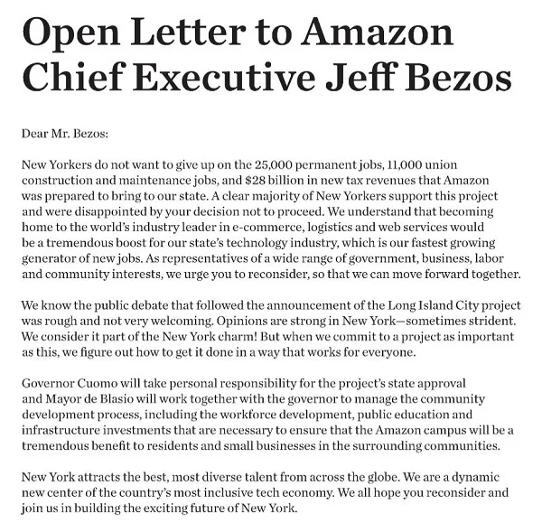 Examples Of Open Letters