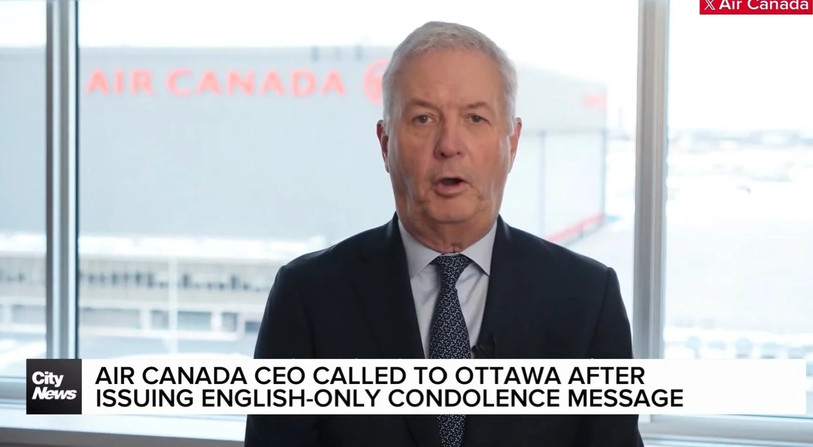 Air Canada CEO’s Language Viewed as a Failure of Character  