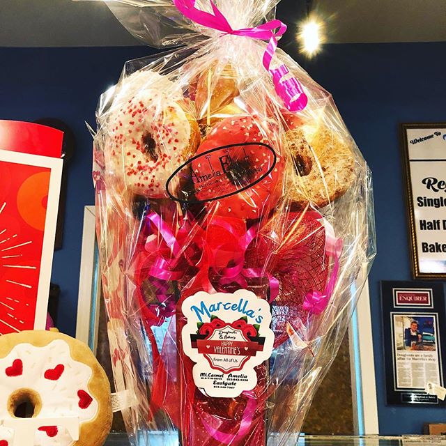 Can&rsquo;t decided whether or not to do doughnut bouquets this year. Any thoughts? #valentinesday