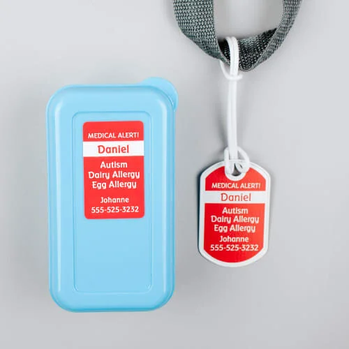 Kids Safety and Allergy Labels