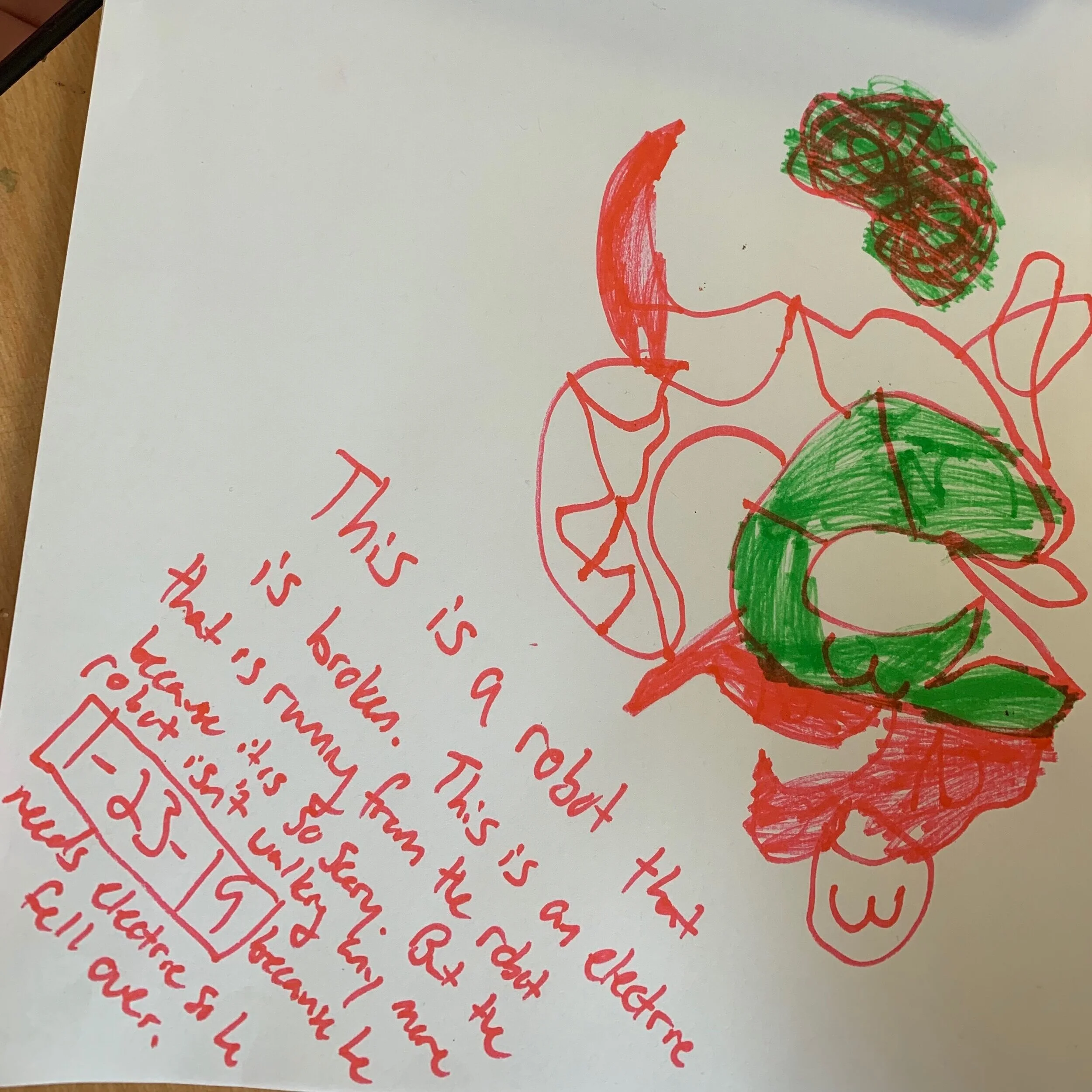 January - Prewriting and Drawing