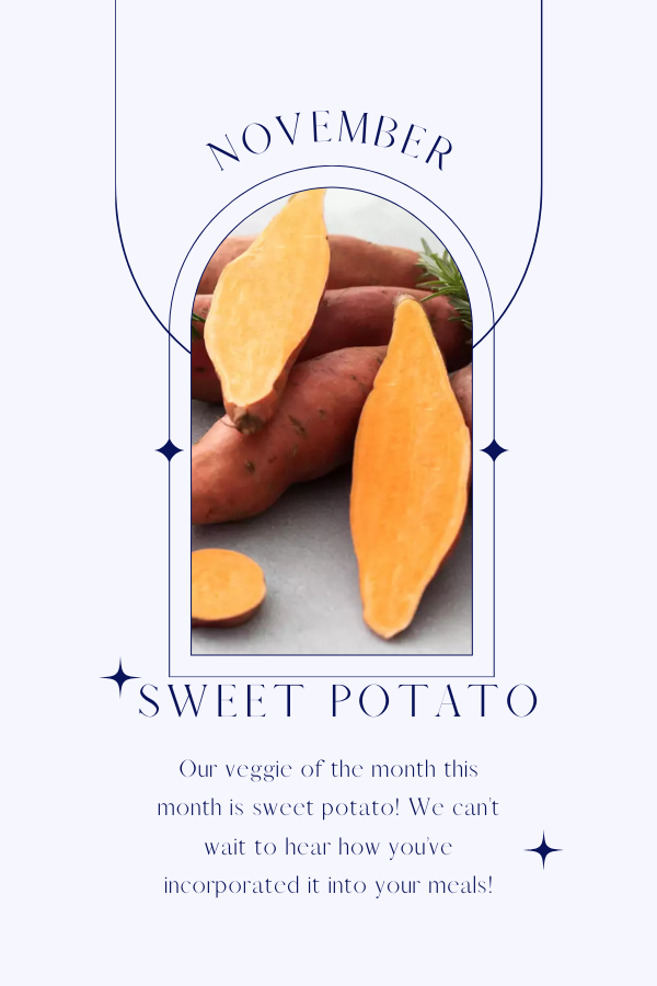 Veggie of the Month - November: Sweet Potato