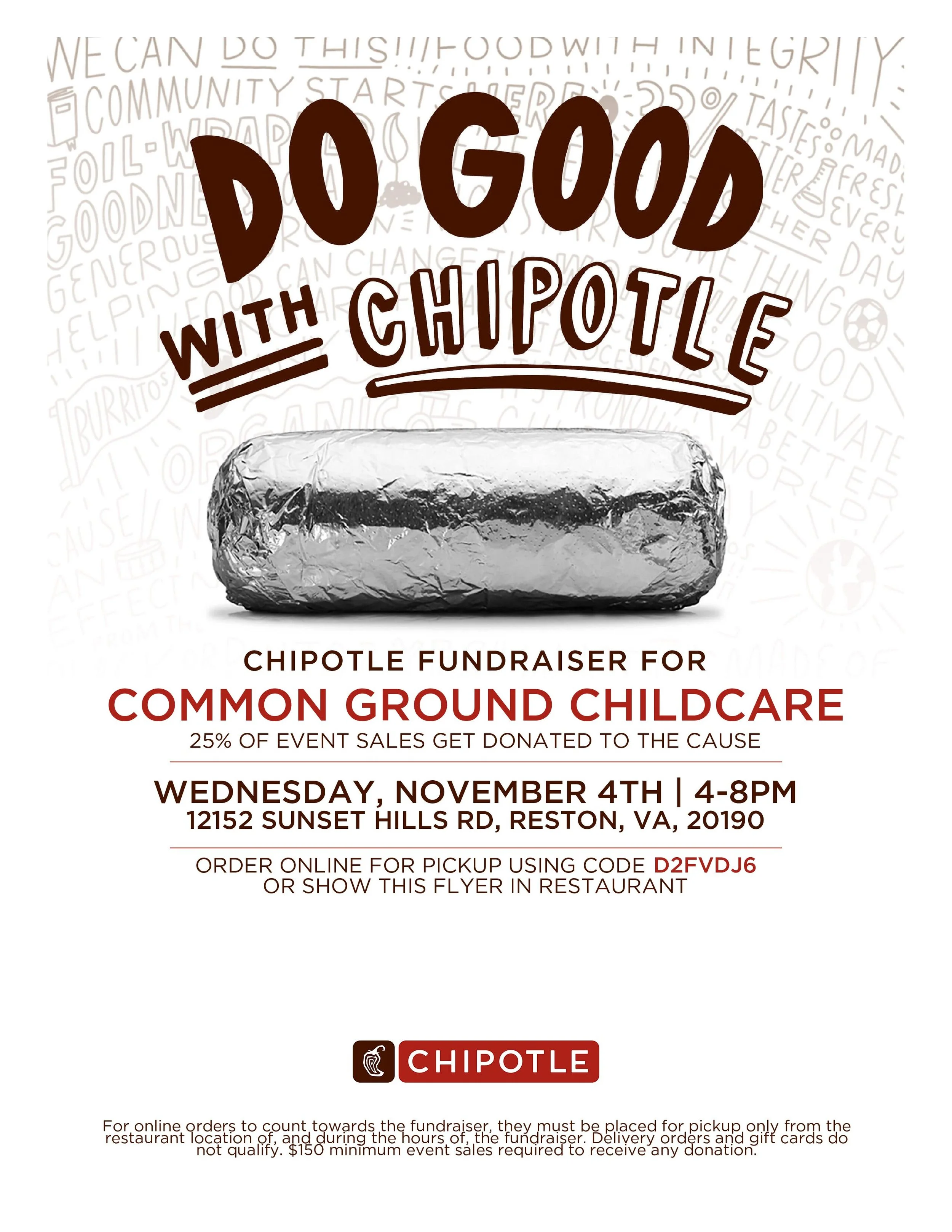 Chipotle Fundraiser