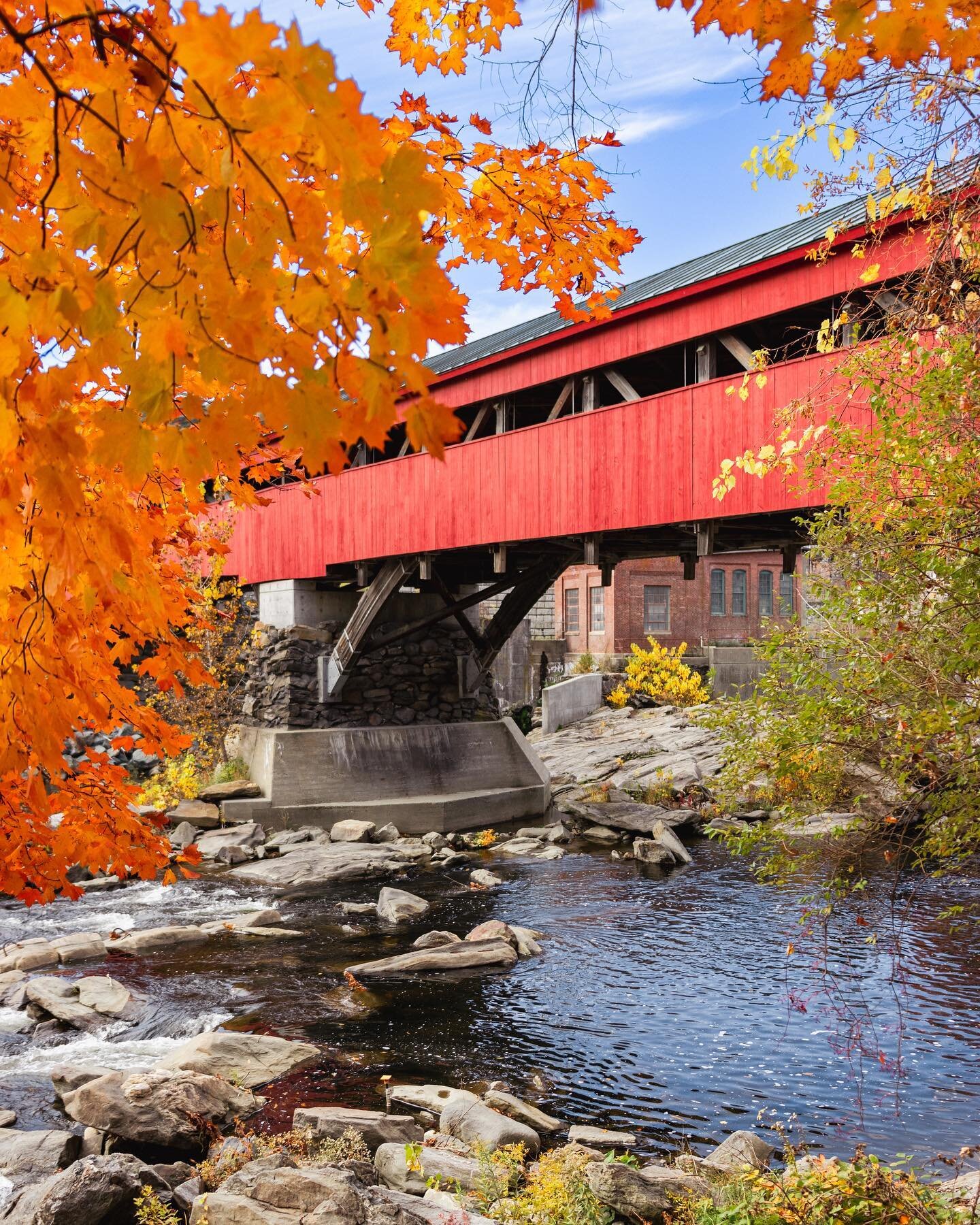 Since everyone is posting their fall pics here are some from Vermont.