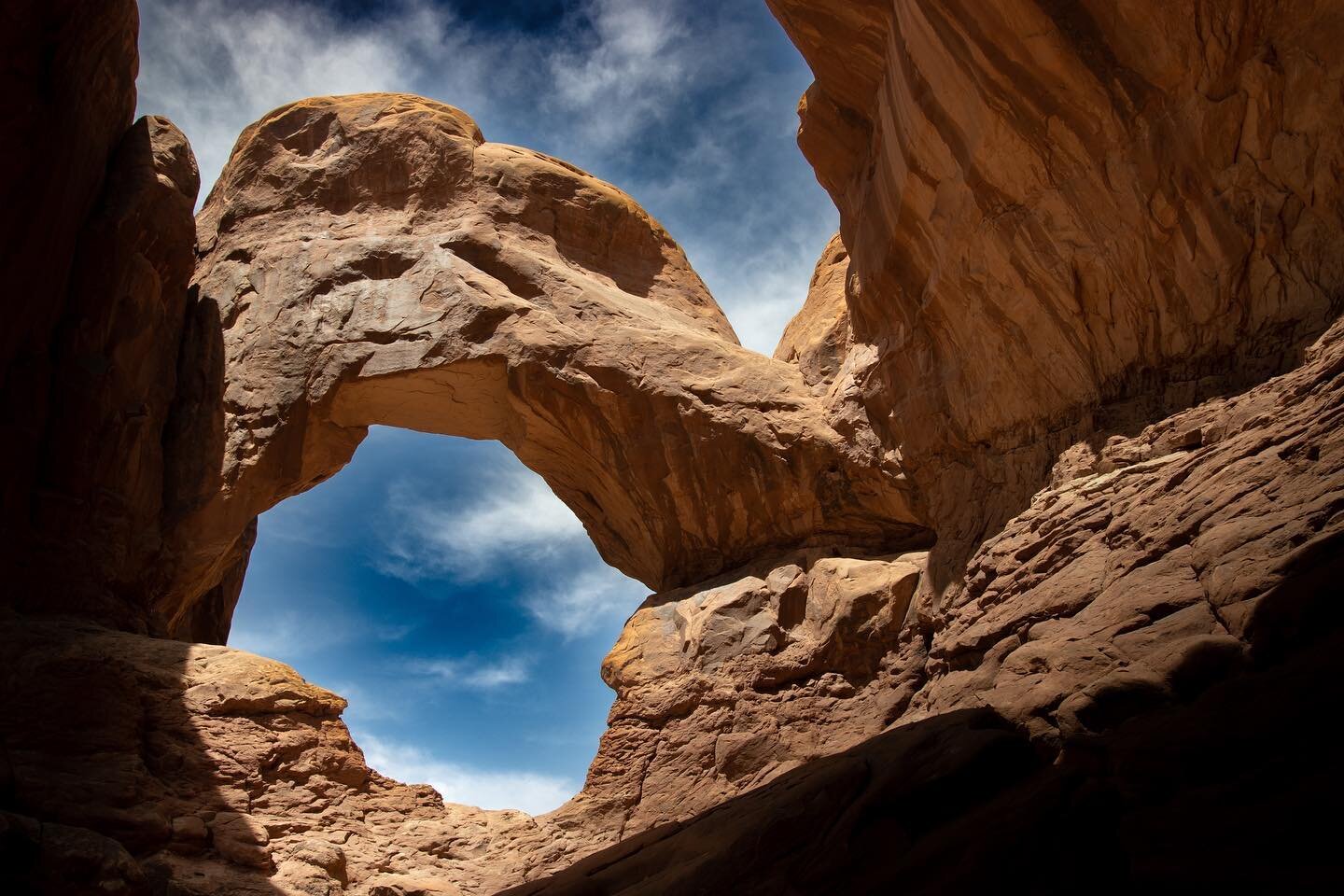 One of the many arches in Utah.