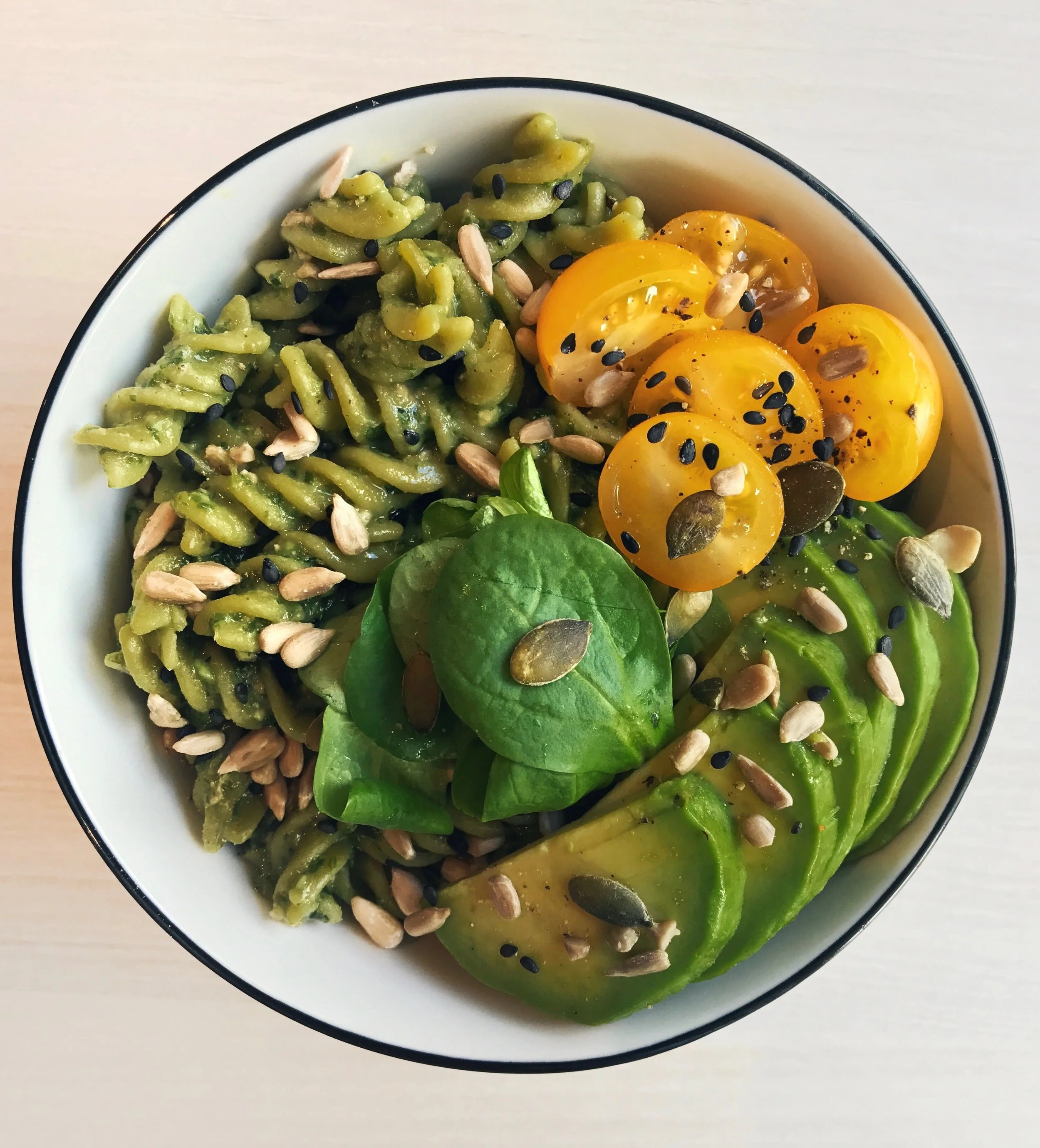 Avocado Pesto Pasta
