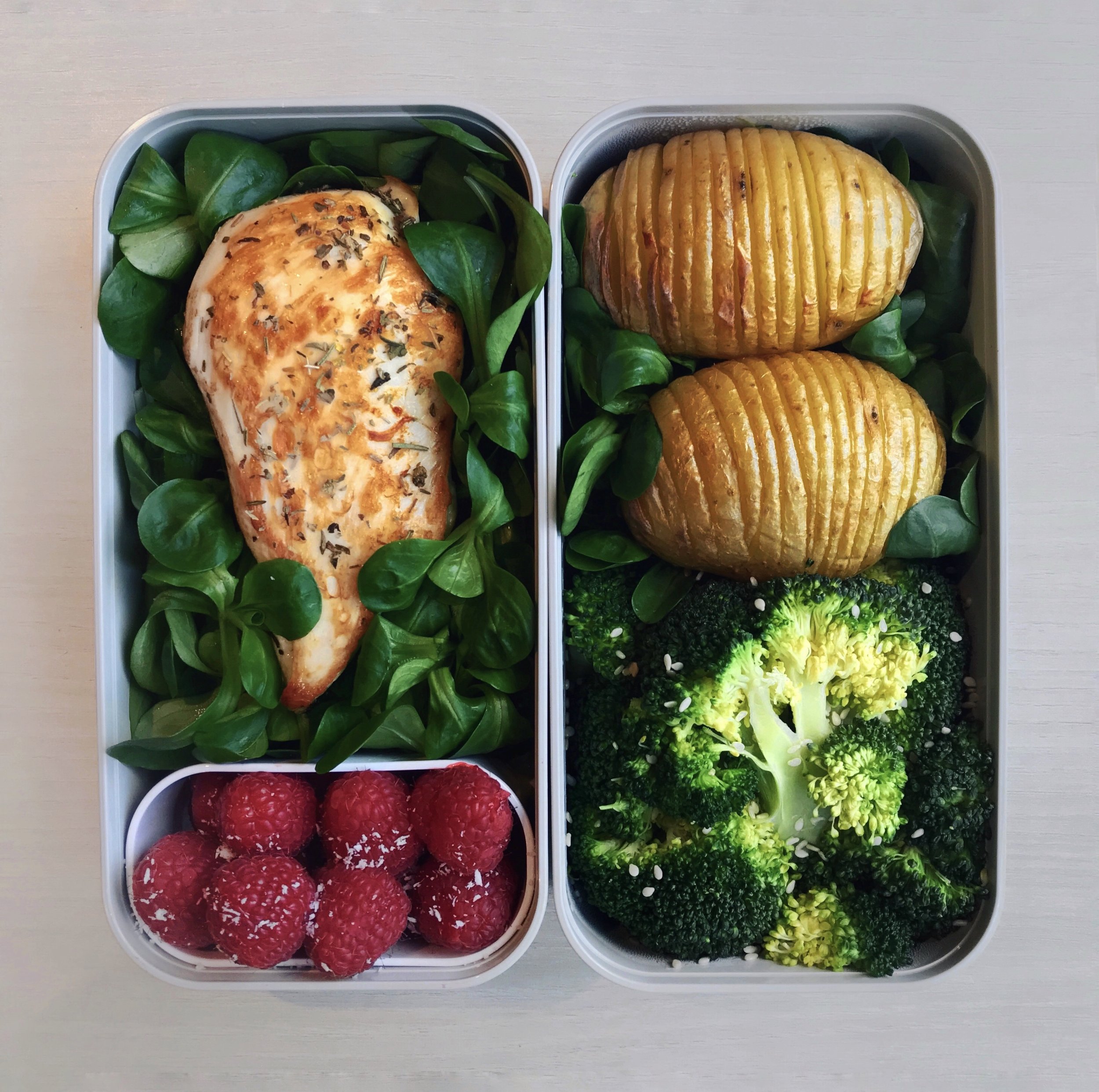 Grilled Chicken & Hasselback Potatoes