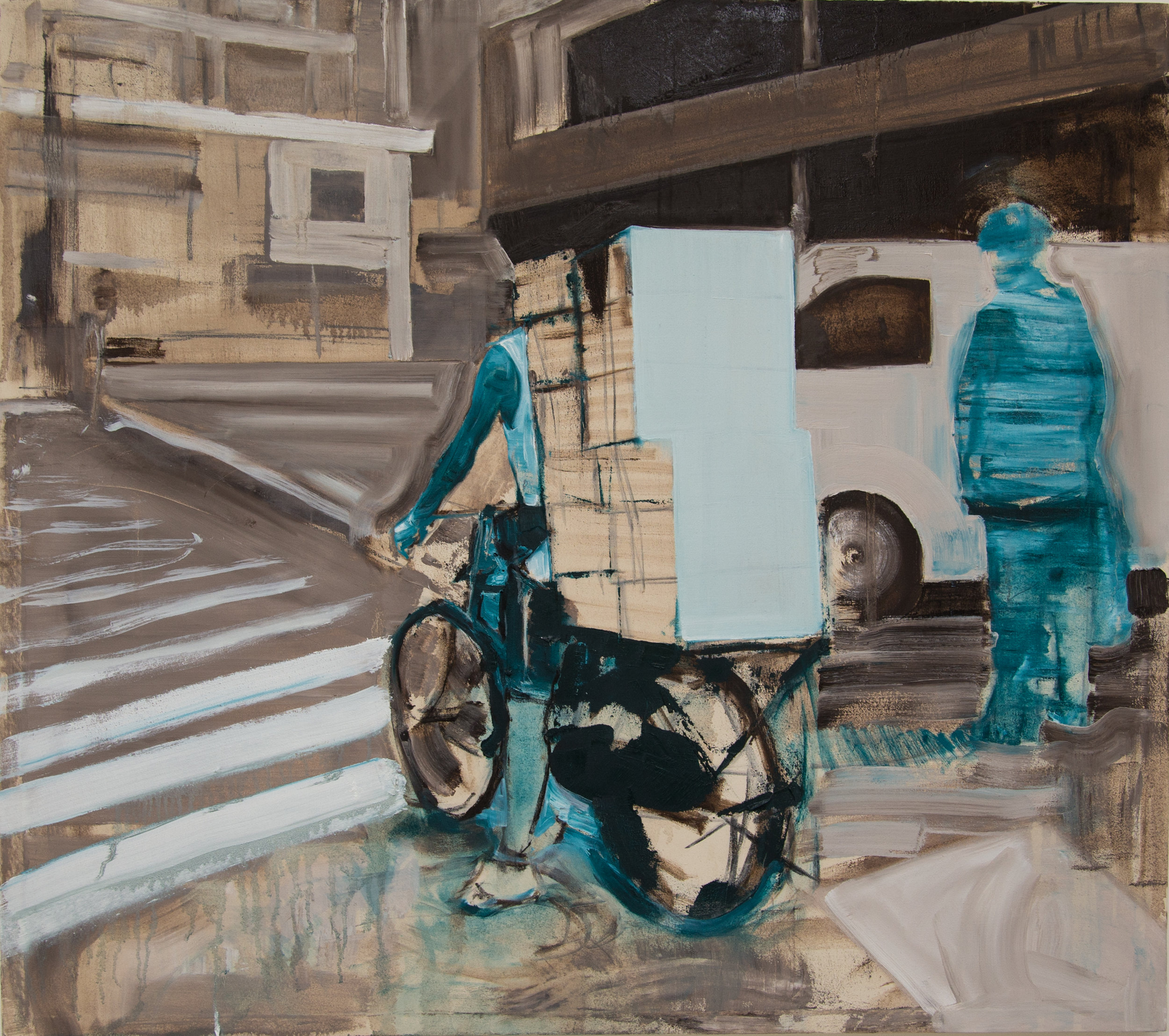 11 Blue Bike, oil on canvas, 95x106cm.jpg