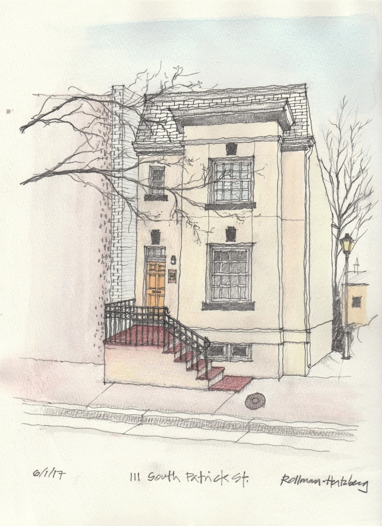 111 South Patrick, 9" x 12"