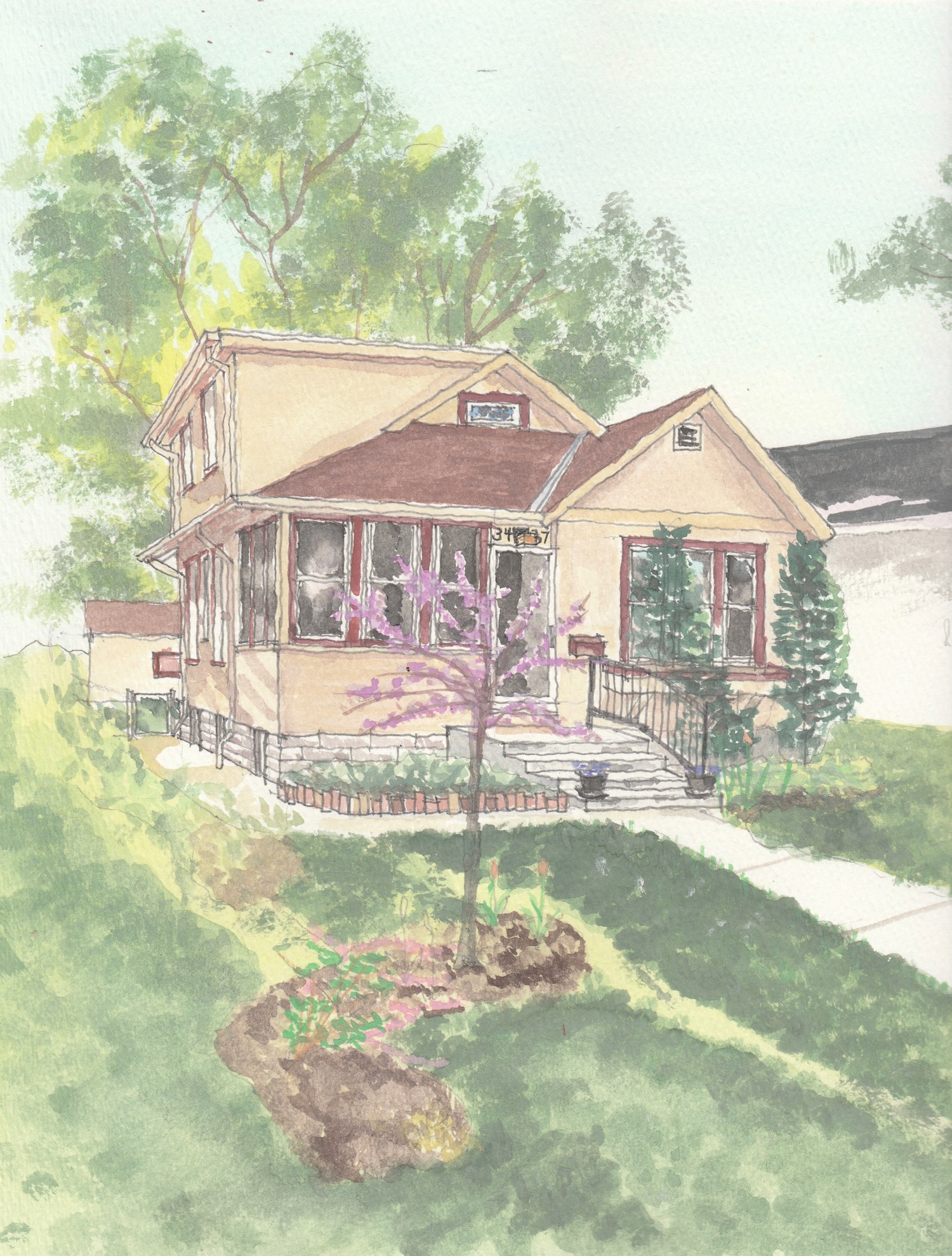 3437 39th Ave, 9" x 12"