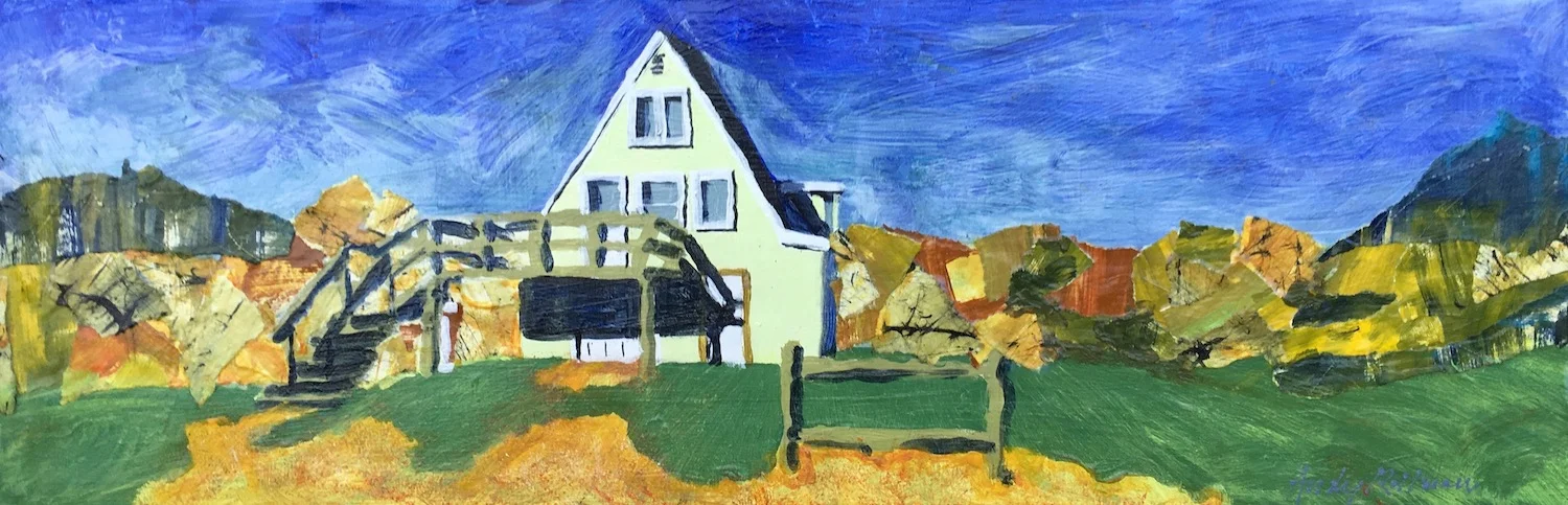 Beach House Memories, 12" x 36"