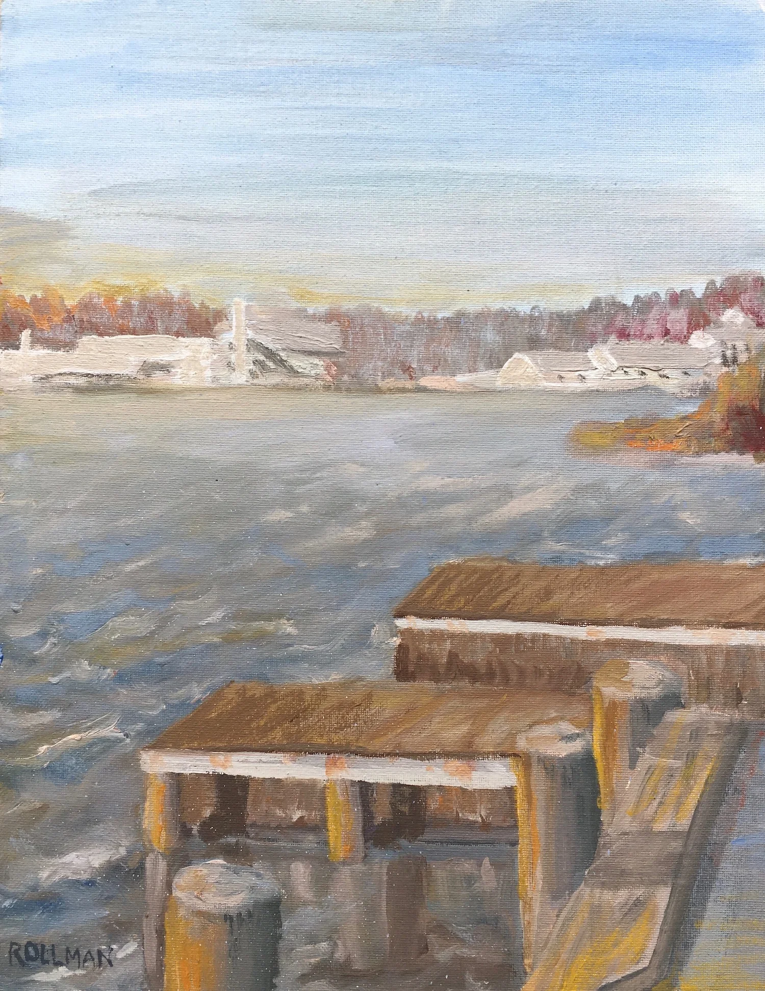 Rock Hall Wind, 11" x 14"