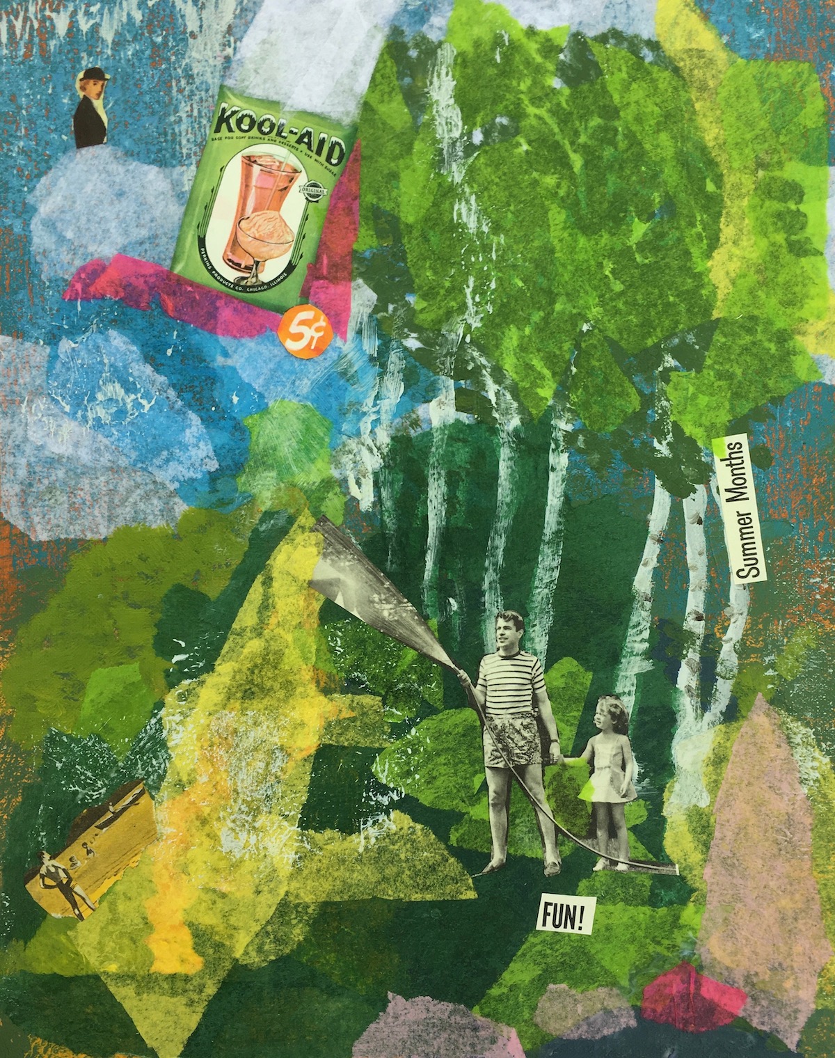 Summer High, 11" x 14"