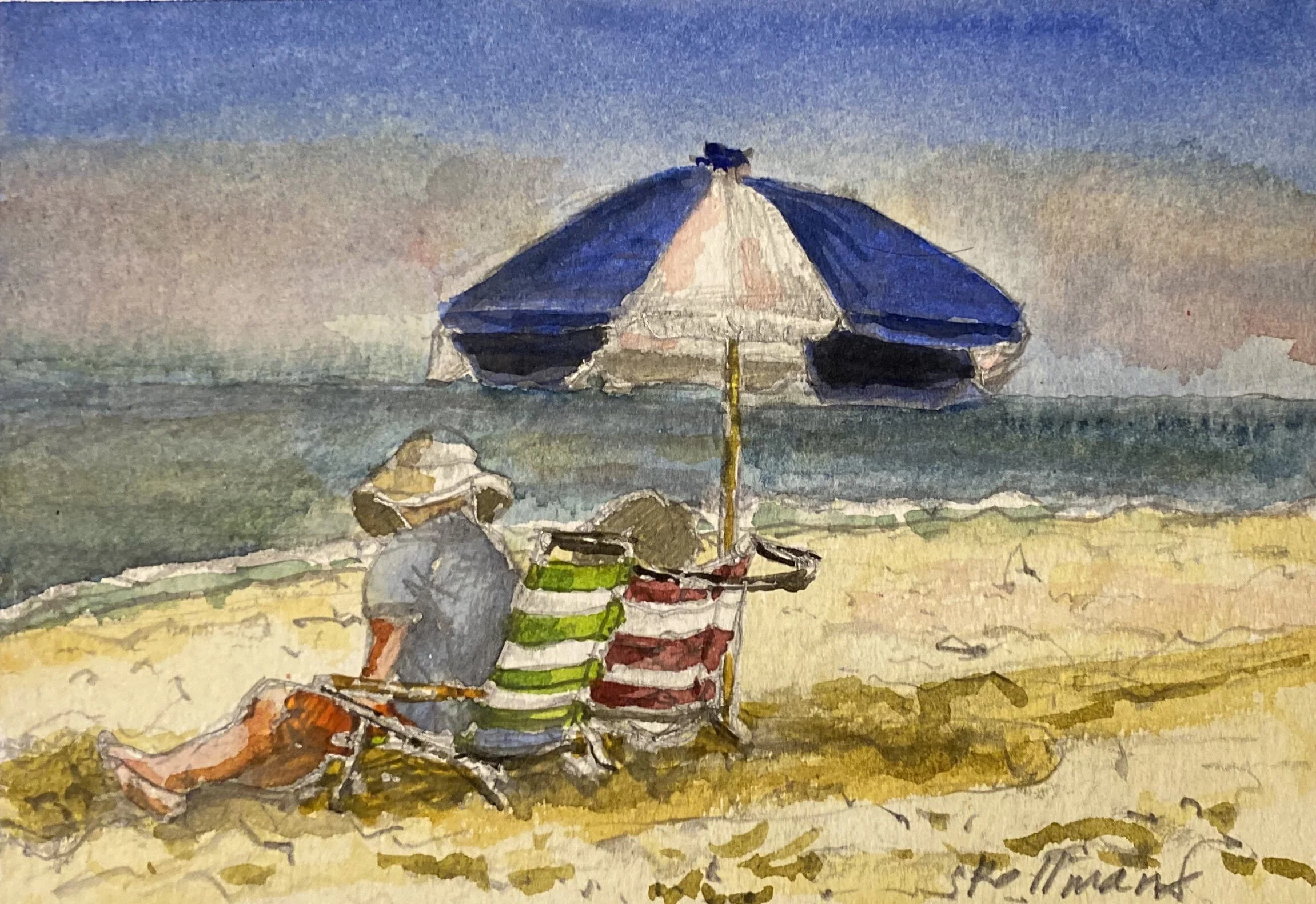 Covid Respite, 5" x 7"