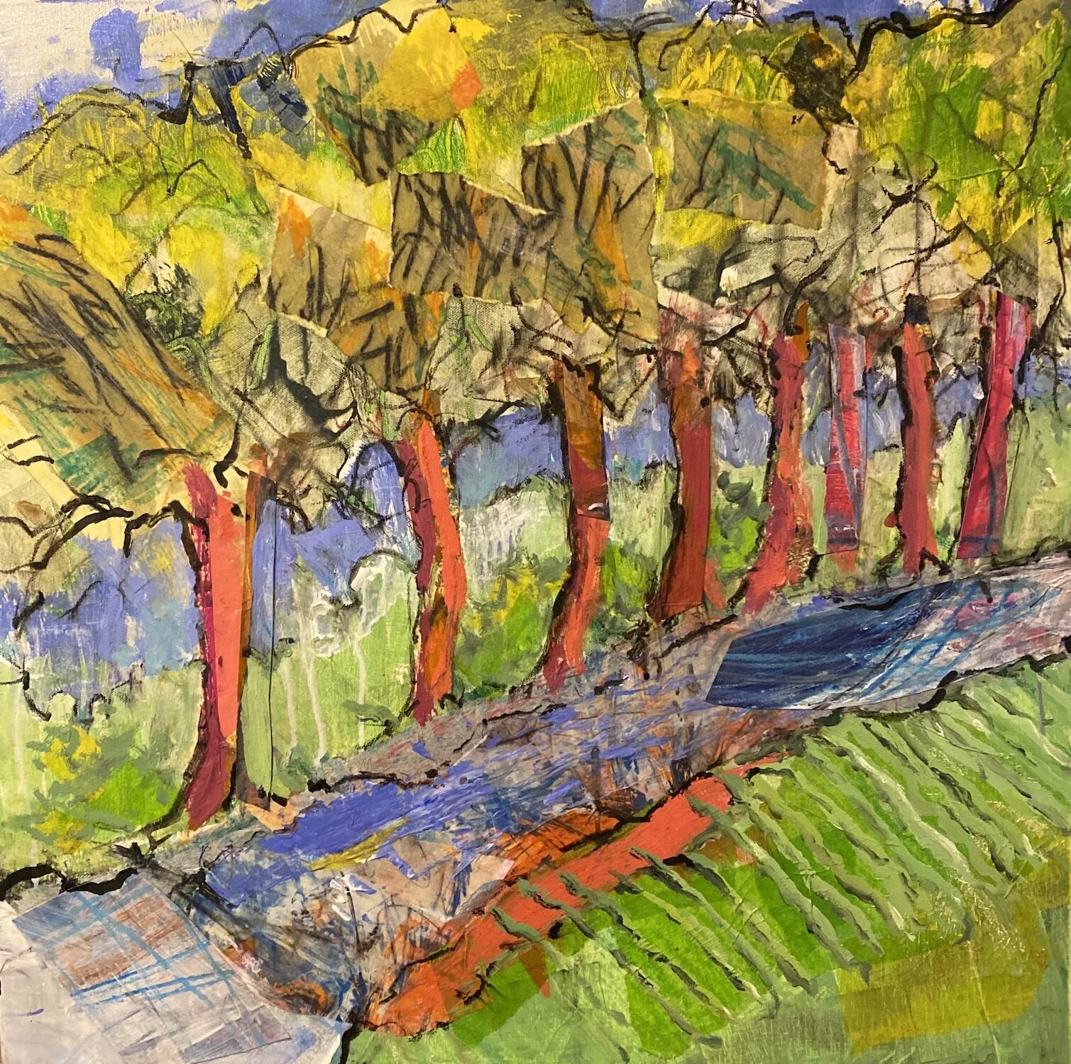 Well Worn Path, 24" x 24"