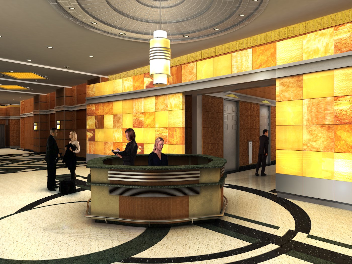 Carlyle Plaza Office Building Lobby