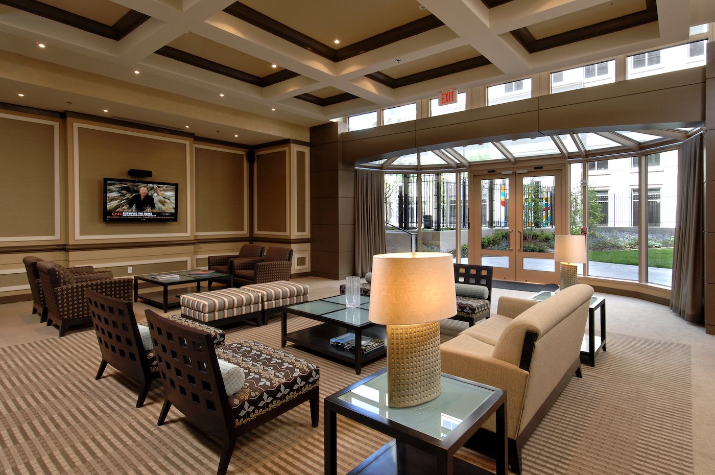 Liberty Center Residential Lobby